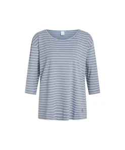 CCDK Copenhagen Top/ Loungeshirt/ Pyjamas<6022 FADED DENIM STRIPE - Janis T-shirt