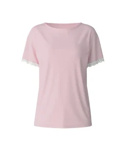 Calida Top/ Loungeshirt/ Pyjamas<240 FRAPPE ROSE-PINK - Favourites Coast Shirt Short-Sleeve