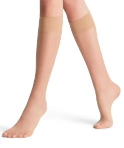 Falke Knæstrømper<4699 GOLDEN - Pure Matt 20 KH Knee High