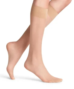 Falke Knæstrømper<4699 GOLDEN - Pure Matt 20 KH Knee High