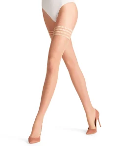 Falke Selvsiddende/ Overknee<4699 GOLDEN - Pure Matt 20 STU Fine Stay-Up