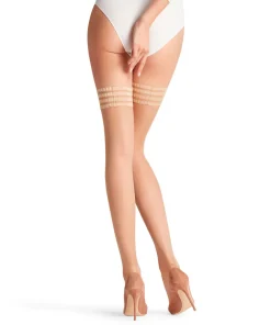 Falke Selvsiddende/ Overknee<4699 GOLDEN - Pure Matt 20 STU Fine Stay-Up
