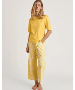 Calida Shorts/ Loungepants<028 GOLDEN CAB YELLOW - Favourites Light 7/8 Pants