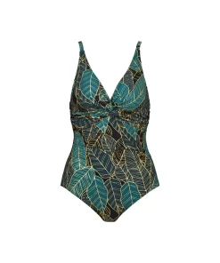 Missya Badedragter<015 GREEN/GOLD - Nura Swimsuit Gold