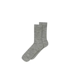 Mp Denmark Ankelstrømper/ Sokker<491 GREY MELANGE - Fine wool rib Socks