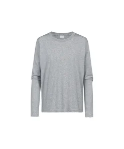 Mey Top/ Loungeshirt/ Pyjamas<439 GREY MELANGE - Night2Day T-Shirt Long Sleeve
