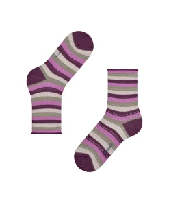 Falke Ankelstrømper/ Sokker<8807 HIBISCUS - Dopamine Stripe SO Socks