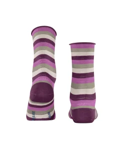 Falke Ankelstrømper/ Sokker<8807 HIBISCUS - Dopamine Stripe SO Socks