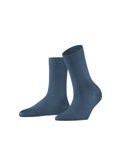 Falke Ankelstrømper/ Sokker<6501 INKBLUE - Cotton Touch SO Socks