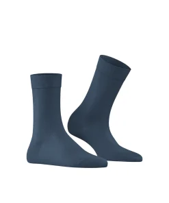 Falke Ankelstrømper/ Sokker<6501 INKBLUE - Cotton Touch SO Socks