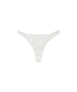Calvin Klein Trusser<101 IVORY - Ck Black Bridal Coordinate Thong