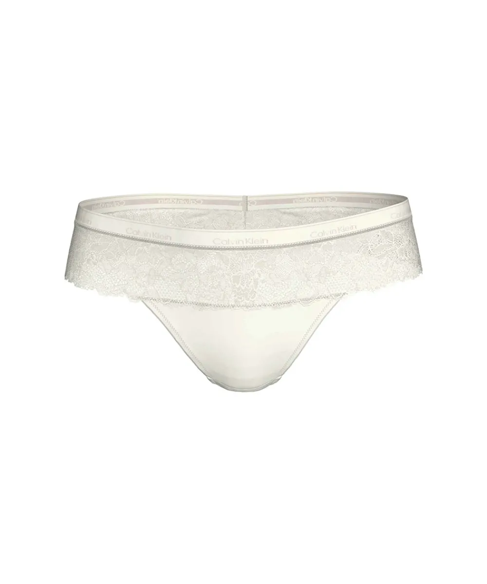 Calvin Klein Trusser<101 IVORY - Modern Lace Coordinate Thong