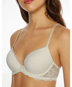 Calvin Klein Bh'er<101 IVORY - Sed Comfort Lotus Push-Up Bras