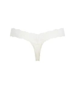 Calvin Klein Trusser<101 IVORY - Soft Stretch Lace Coordinate Thong