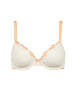 Missya Bh'er<040 IVORY W PEACH - Sofia Bra Fill