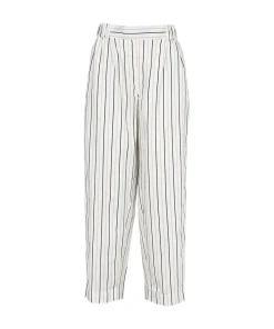 Missya Shorts/ Loungepants<018 IVORY W STRIPES - Maddie Night Pant