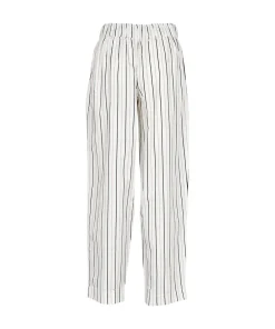 Missya Shorts/ Loungepants<018 IVORY W STRIPES - Maddie Night Pant