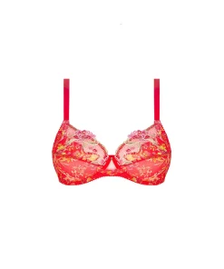 Lise Charmel Bh'er<12066 J17 FLEURS ROUGE - Foret 3parts Full Cup