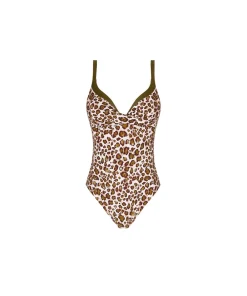 Antigel Badedragter<1757 KM/KAKI MYSTERE - La Panthere Mystere 1 Pce Coque Triangle