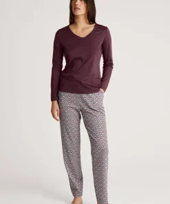 Calida Shorts/ Loungepants<782 LAUREL GREEN PRINT - Favourites Ground Pants