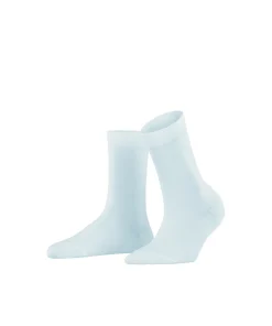 Falke Ankelstrømper/ Sokker<6594 LIGHT BLUE - Cotton Touch SO Socks