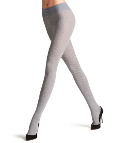 Falke Strømpebukser/ Leggings<3390 LIGHT GREYMEL. - Family Rib TI Tights