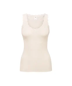 Calida Undertøj<090 LIGHT IVORY - Richesse Lace Tank Top