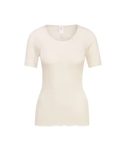 Calida Undertøj<090 LIGHT IVORY - True Confidence Top Short-Sleeve