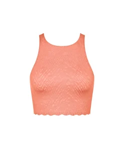 Sloggi Undertøj<3173 LOVELY APRICOT - ZERO Feel Bliss Crop Top