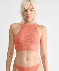 Sloggi Undertøj<3173 LOVELY APRICOT - ZERO Feel Bliss Crop Top
