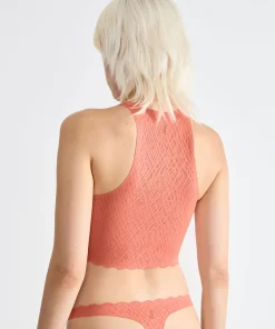 Sloggi Undertøj<3173 LOVELY APRICOT - ZERO Feel Bliss Crop Top