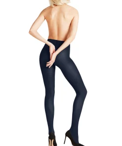 Falke Strømpebukser/ Leggings<6179 MARINE - Seidenglatt 40 TI Tights