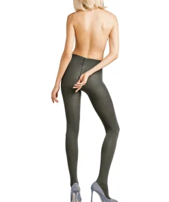 Falke Strømpebukser/ Leggings<7826 MILITARY - Softmerino TI Tights