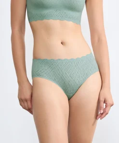 Sloggi Undertøj|Trusser<7329 MISTY TURQUOISE - ZERO Feel Bliss Hipster