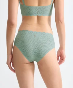 Sloggi Undertøj|Trusser<7329 MISTY TURQUOISE - ZERO Feel Bliss Hipster