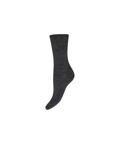 Decoy Ankelstrømper/ Sokker<3305 MØRK GRÅ MELANGE - Ankle Sock Doubleface
