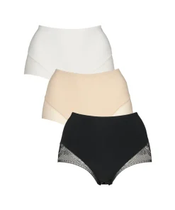 Missya Trusser<022 MULTI COLOUR - Seamless Maxi W Lace 3-pack