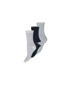 Decoy Ankelstrømper/ Sokker<10085 MULTIFARVET - 3-Pack Ankle Sock Bamboo