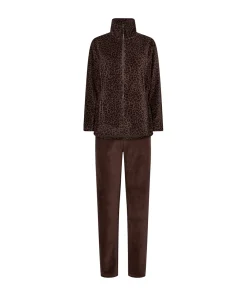 Decoy Hjemmedragt/ Heldragt|Pyjamas/ Loungewear<9515 MULTIFARVET - Velour Home Set