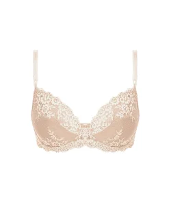 Wacoal Bh'er<271 NATURALLY NUDE / IVORY - Embrace Lace Underwire Bra