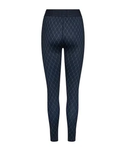 Hype The Detail Strømpebukser/ Leggings<42 NAVY - Printed Legging