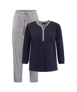 Brandtex Top/ Loungeshirt/ Pyjamas<3865 NAVY BLUE - Pyjamas