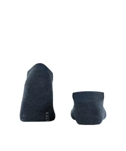 Falke Ankelstrømper/ Sokker<6127 NAVY MEL. - ClimaWool SN Socks