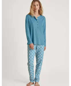 Calida Pyjamas/ Loungewear<375 NIAGRA BLUE - Daylight Dreams Pyjamas