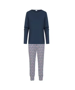 Mey Top/ Loungeshirt/ Pyjamas<408 NIGHT BLUE - Jolien Pyjama 7/8 Length, Long Sleeve