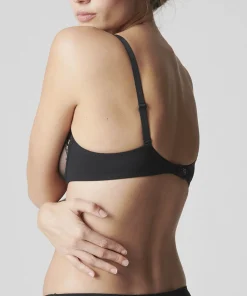 Simone Pérèle Bh'er<016 NOIR/NOIR - Saga Plunge full cup