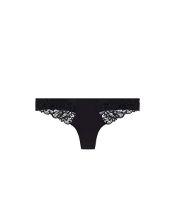 Simone Pérèle Trusser<016 NOIR/NOIR - Saga Thong