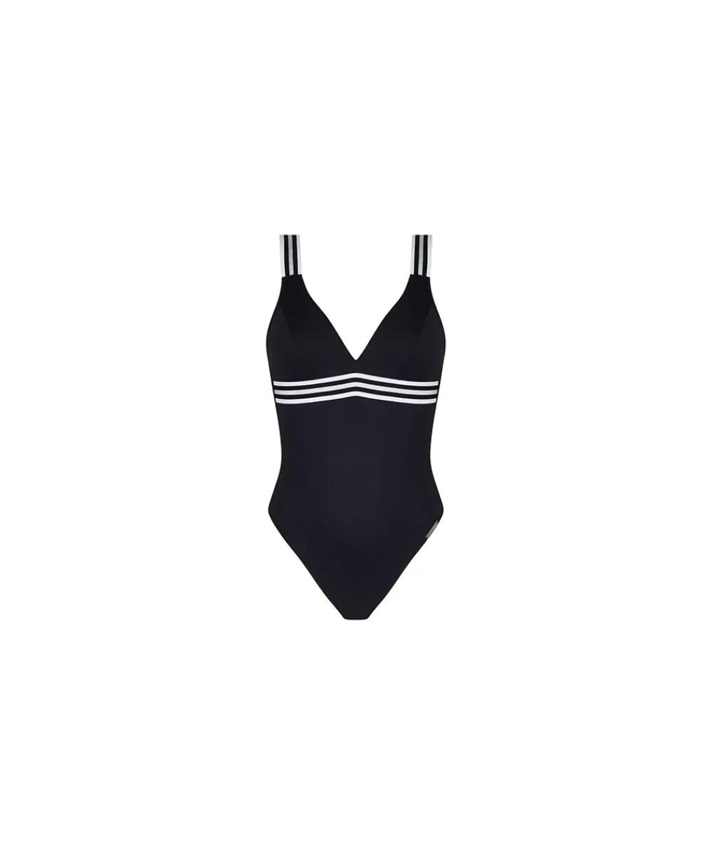 Lise Charmel Badedragter<18069 NS/NOIR SILVER - Energie Nau Swimsuit