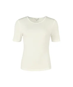Lady Avenue Undertøj<00 OFF-WHITE - Bamboo T-Shirt With Short Sleeve