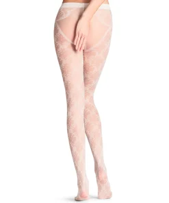 Falke Strømpebukser/ Leggings<2059 OFF-WHITE - Floral Shower TI Tights